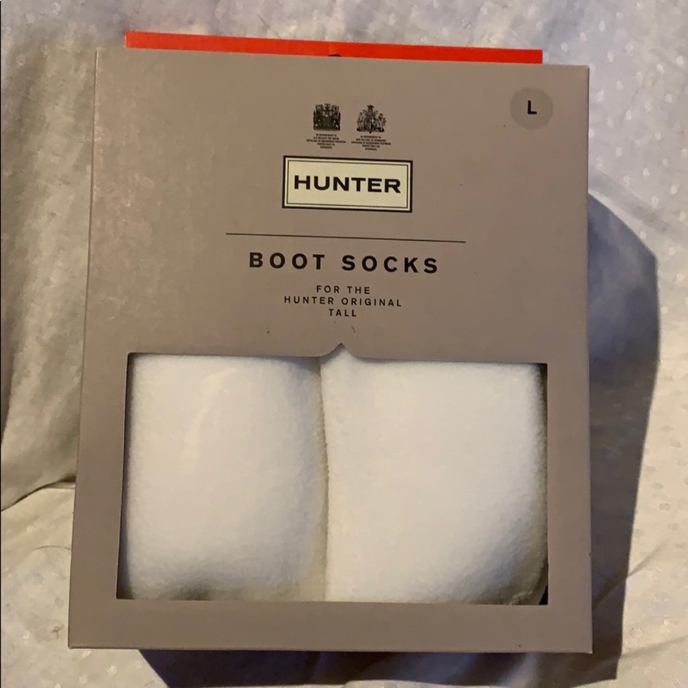 Hunter Boot Socks - White